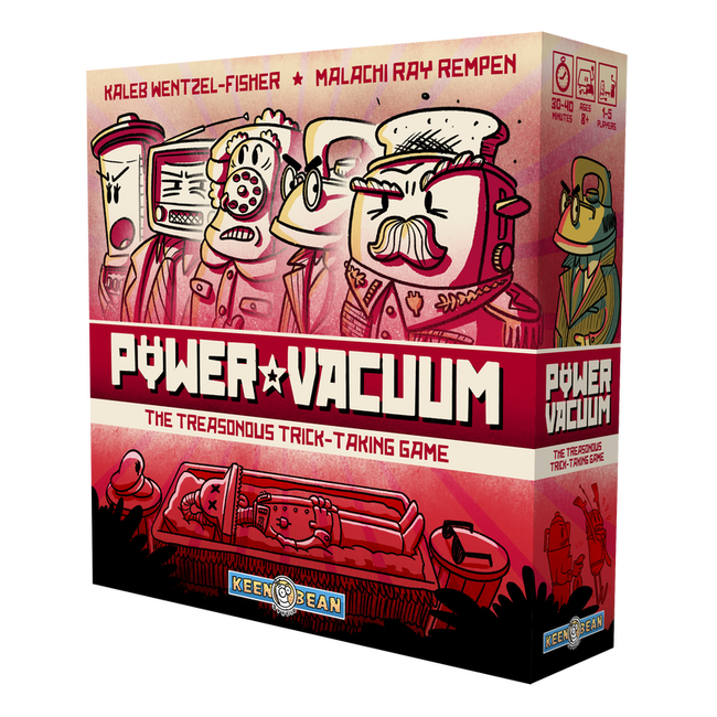 Power Vacuum designed by Kaleb Wentzel-Fisher and illustrated by Malachi Ray Rempen